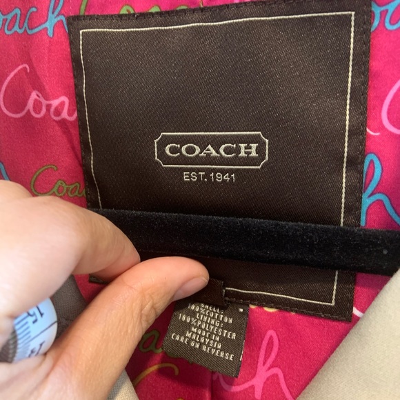 Coach trench coat - Picture 3 of 6